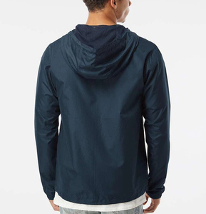 Chaqueta Cortavientos Anorak Ligera Personalizada para Hombre, Estilo Vintage, con Cremallera Completa, de Nailon 100%, con Colores en Contraste, para Otoño - Product Image 2