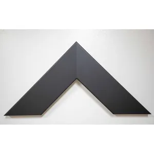 Minimalist <b>Rectangle</b> <b>Wall</b> <b>Mirror</b> Black Frame Glass Surface Home Decor Living Room Artistic Mural Design - Product Image 2