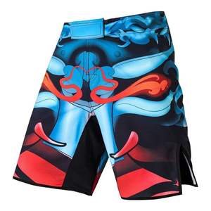 Shorts MMA pour hommes de haute qualité, motif dragon, logo personnalisé, couleur personnalisée, tendance, vêtements d'arts martiaux, vente en gros, faible MOQ, prix bas - Product Image 3
