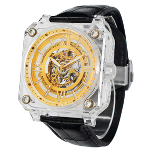 Transparent Sapphire Glass <b>Watch</b> SP005 <b>Case</b> Hollow Out New Men's Automatic Mechanical <b>Watch</b> Mechanical <b>Watch</b> for Men - Product Image 1