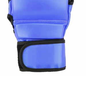 Guantes de Sparring MMA de Talla Personalizada, Guantes de Boxeo de Cuero de Medio Dedo con Correa de Velcro para Muñeca, para Artes Marciales Mixtas, Servicio OEM - Product Image 4