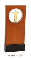 Trophée étoile en bois avec gravure pour les sports et les jeux, plaque de récompense durable