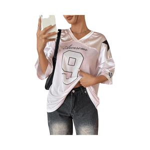 Camisetas de Fútbol Americano Personalizadas 100% Poliéster, Transpirables, con Parches Bordados, Conjunto de Equipo, Tallas Grandes, Secado Rápido, Ecológicas e Impermeables - Product Image 1