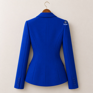 Blazer Formal Personalizado con Logotipo Griego, Ropa Masónica, Hermandad Femenina, Chaqueta de Negocios Cómoda para Mujer - Product Image 4