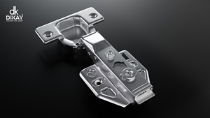 Premium forged metal hydraulic iron hinge durable two way clip on secure <b>fitting</b> modern cabinet furniture hardware design - Product Image 6