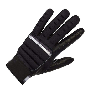 ถุงมือเบสบอลสีดำพร้อมที่จับปรับได้ บุนวมฝ่ามือนุ่ม ถุงมือซอฟต์บอลแบบเต็มนิ้ว สำหรับฝึกซ้อมในสโมสร - Product Image 4