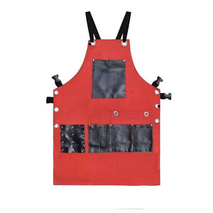 Tablier de barbier en denim réglable et personnalisable unisexe - Product Image 2