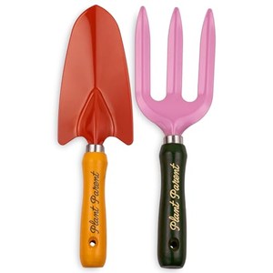 Ensemble d'outils de jardin en bois de Sheesham - Fourche à désherber et cultivateur en acier inoxydable poli miroir - Vente en gros - Product Image 1