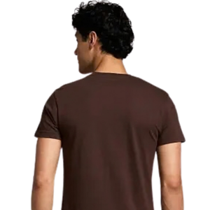 T-shirt Homme Slim Fit Col Rond Manches Courtes Minimaliste Décontracté Personnalisé Vente en Gros Coton Jersey Tee Top Basique Quotidien OEM XL - Product Image 3