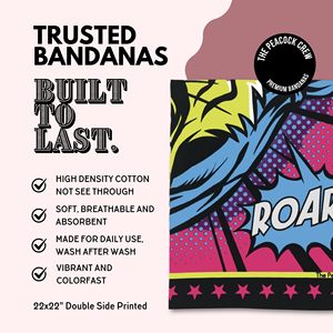 Hot Sale Custom Logo Bandana 100% Cotton 55 Cm <b>Square</b> Scarf Sublimation Printing Hemmed <b>Edge</b> Head Wrap Bandana - Product Image 6