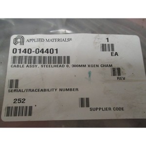 สายเคเบิล AMAT 0140-04401 รุ่น STEELHEAD 0 ความยาว 300 มม. - อุปกรณ์และอะไหล่เซมิคอนดักเตอร์ระดับโลกที่เชื่อถือได้ - Product Image 1