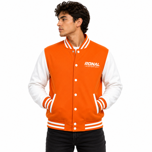 Chaqueta Varsity de Alta Calidad para Invierno, Diseño de Bordado con Logotipo Personalizado, Chaqueta de Béisbol Varsity para Hombre, Cierre OEM, Chaqueta Bomber - Product Image 3