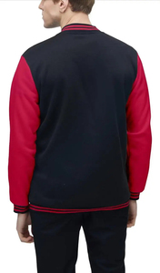 Chaqueta Bomber Universitaria de Baloncesto Personalizada para Hombre, Estilo Letterman, con Cierre Frontal, Cálida para Invierno, de Poliéster/Algodón, Bordada - Product Image 3