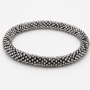 Bracelet enroulable unisexe en perles de verre crochetées à la main du Népal, multicolore, tendance, bijoux de mode en gros - Product Image 6
