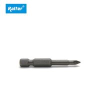 RALTER Taiwan Obeng Torsi PH1 50mm Anti-Selip Berkualitas Tinggi untuk DIY, Bit Phillips dengan Lapisan Sandblasted, Gagang S2, OEM ODM