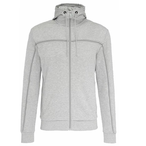 Custom Premium Quality Eco-Friendly Windproof Lightweight Polyester/Cotton 2Pcs Set Sportswear Hooded Fleece <b>Tracksuit</b> Solid - Product Image 5