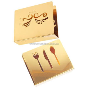 Porte-serviettes en métal à motifs roses élégants, support de stockage de serviettes, support de mouchoirs - Product Image 4