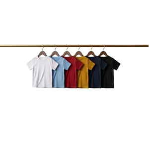 T-shirt en coton lavé au silicone pour enfants, le plus vendu, doux, confortable, respirant, élégant, décontracté, pour tous les jours, en promotion - Product Image 1