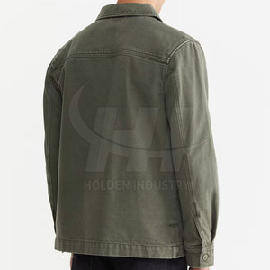 High Quality Streetwear <b>Men</b> Jeans <b>Jacket</b> Winter Clothing <b>Men</b> Jeans <b>Jacket</b> Custom Made 100% Cotton Jeans <b>Jacket</b> - Product Image 4