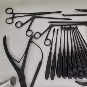 Juego de Instrumentos Quirúrgicos para Laminectomía de Alta Calidad, 35 Piezas, Estándar Alemán, Herramientas Ortopédicas Manuales para Columna Vertebral, Recubrimiento Negro, por Dentavex - Product Image 4