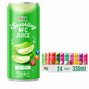 Muestra gratis y etiqueta privada 330ml bebida de jugo de aloe vera espumoso-Fábrica de Vietnam, bebida carbonatada, OEM/ODM, mejor Wh - Product Image 1
