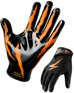 ฟูรัต เลเธอร์ส สเตลท์+ ถุงมือหนังแบบเต็มนิ้ว สีแดง สายรัดข้อมือแบบปรับได้ ถุงมือกีฬา สำหรับทุกเพศ - Product Image 3