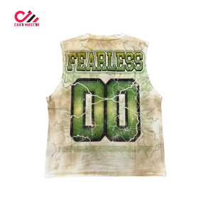 เสื้อยืดแขนกุดคุณภาพดีเยี่ยม พิมพ์โลโก้ตามสั่ง คุณภาพดี 100% สำหรับผู้ชาย พร้อมบริการดูแลอย่างมืออาชีพ ลดราคาพิเศษทางออนไลน์ - Product Image 3