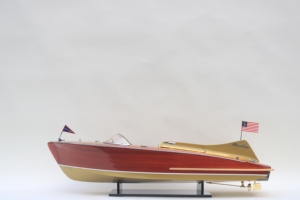 Modelo de Madera del Lancha Rápida Clásica Chris Craft Cobra, Réplica Vintage Hecha a Mano y Pulida, Artículo de Colección - Product Image 2