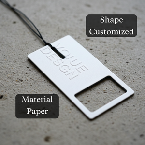 Étiquettes suspendues en papier kraft écologique / Étiquettes de mode durable / Emballage cadeau pour vêtements Vente au détail en gros Personnalisable Unisexe 2026 - Product Image 5