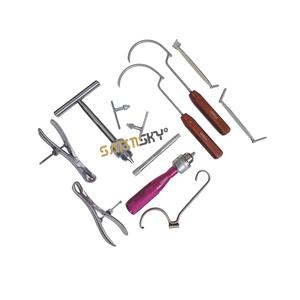 Juego de Pinzas para Artroscopia de 16 Piezas, Manual, con Caja de Aluminio para Esterilización, Certificado CE, Alta Calidad, Uso Hospitalario Ortopédico - Product Image 2