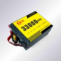 Твердотельный аккумулятор 14s 33Ah14S 51,8 В 33000 мАч 310 Вт/кг Твердотельный литий-ионный аккумулятор для мульти-роторных дронов с фиксированным ветром