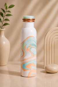 Handmade Enamelled <b>Copper</b> Water <b>Bottle</b> Pure <b>Copper</b> <b>Drinking</b> <b>Bottle</b> Ayurvedic <b>Copper</b> <b>Bottle</b> Designer Printed <b>Copper</b> <b>Bottle</b> - Product Image 3