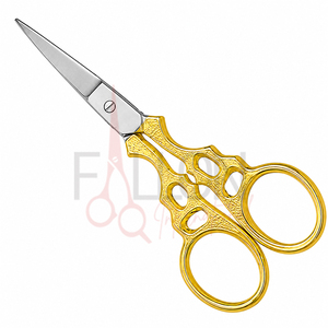 Premium Gold Handle Embroidery <b>Scissors</b> Stainless Steel <b>Sewing</b> Thread Cutting <b>Scissors</b> Hair Trimming <b>Scissors</b> - Product Image 2