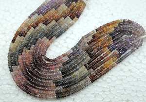 Cuentas redondas facetadas de espinela natural, hilo de cuentas sueltas de piedras preciosas para la fabricación de joyería al por mayor - Product Image 5