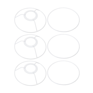 ชุดแหวนดีไซน์ใหม่สำหรับโป๊ะไฟวงกลมกรอบโคมไฟชุดอะแดปเตอร์ DIY โดย pinecraft. - Product Image 5