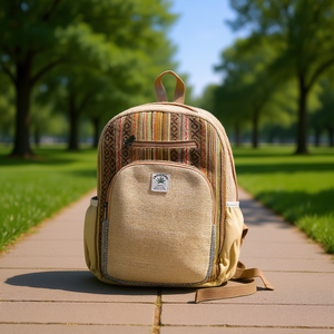 Hemp Cotton Student <b>Backpack</b> - Product Image 3
