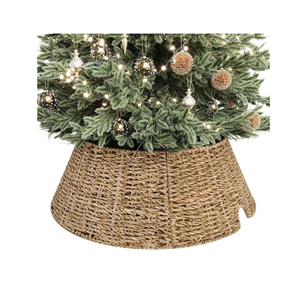 Top selling Seagrass Mini <b>Christmas</b> Tree Collar Rustic Xmas Tree Skirt for Artificial Trees Wholesale Price from Vietnam - Product Image 1