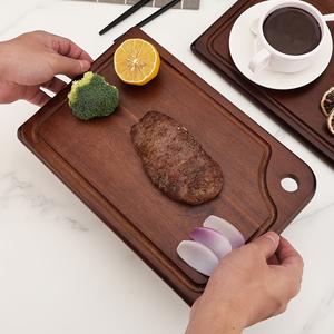 Premium Rectangular Chopping Board with Deep Juice Groove Smooth <b>Knife</b> <b>Safe</b> Surface Perfect for Cutting Serving and Kitchen Use - Product Image 3