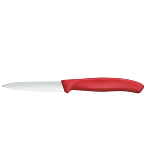Red Handle Paring <b>Knives</b> Stainless Steel Sharp Blade Kitchen Peeling <b>Knives</b> for Fruit Vegetable <b>Slicing</b> Garnishing and Food - Product Image 1