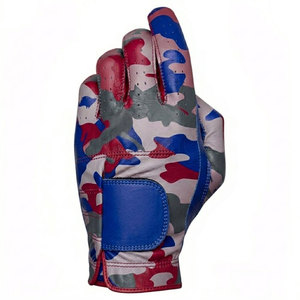 ถุงมือกอล์ฟสำหรับผู้ชายมือซ้ายหนังแท้ลายพรางคุณภาพสูง ระบายอากาศได้ดี น้ำหนักเบา กันลื่น - Product Image 6