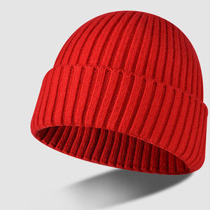 Wholesale OEM Custom Vintage Knit <b>Beanie</b> Hats <b>Wool</b> <b>Beanie</b> With Embroidered <b>Beanie</b> For US Streetwear Brands - Product Image 6