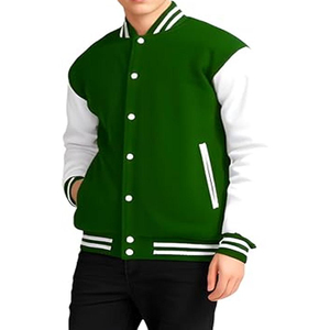 <b>Men's</b> Comfortable & Lightweight Stylish long Customized Color Streetwear Clothing Wear Varsity Jackets for <b>Men</b> - Product Image 1