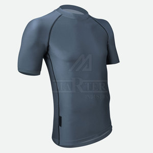 Wholesale <b>Men</b> Slim <b>Compression</b> <b>Shirts</b> Short Sleeves Eco-Friendly Breathable Spandex/Polyester Quick Dry Gym Workout Training - Product Image 5