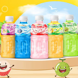 Bebida Frutal con Nata de Coco, Sabor Fresa, Melón, Mango, Uva y Coco, Bebida de la Mejor Calidad, Fábrica Nawon, MOQ Bajo - Product Image 4