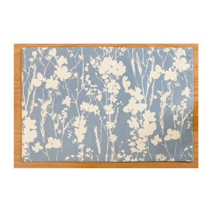 Set de table en coton bleu à motifs floraux botaniques 30x45 cm 110g, imprimé vintage, pour la décoration de la maison et des restaurants, fournisseur indien - Product Image 2