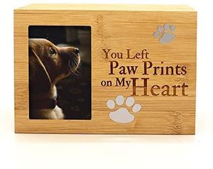 Natural Wooden Eco-Friendly Rectangle <b>Pet</b> Urn <b>Box</b> | Modern Design | Polished Finish | Tabletop Indoor Use | Wholesale - Product Image 4
