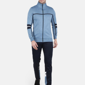 Men Tracksuit Custom Design Full Zip <b>Jacket</b> Pants Premium Sportswear Training Running Fitness OEM ODM Wholesale Clothing Set - Product Image 2
