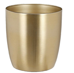 Mug en acier inoxydable plaqué or rose, prix de gros, taille moyenne, gobelet métallique brillant - Product Image 4