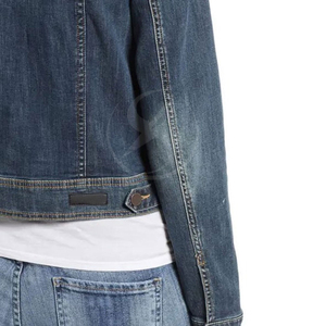 Veste en jean pour femme à manches longues, couleur unie, prix d'usine, avec service OEM en stock - Product Image 6
