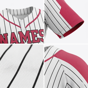 <b>Cheap</b> Price Custom Baseball Jersey With White Team Name Print Short Sleeve Moisture Wicking Polyester Men's Regular Fit Adult - Product Image 5